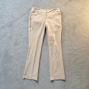 Express Women’s Beige Tailored Columnist Trousers